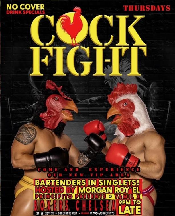 Cock Fight at Boxers Chelsea