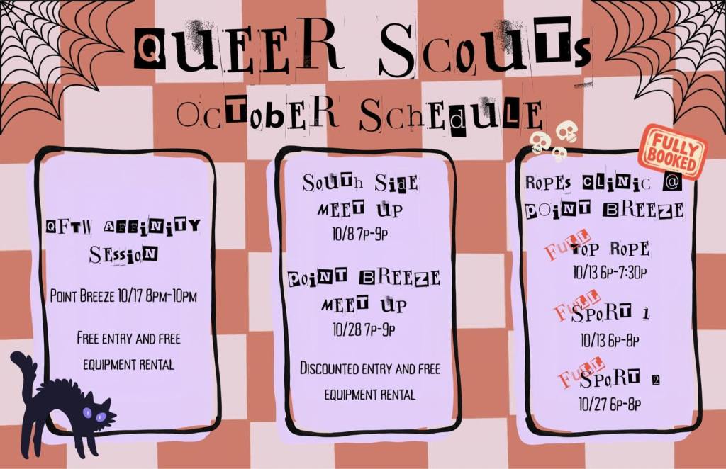 Queer Scouts Climb Meet Up, South Side