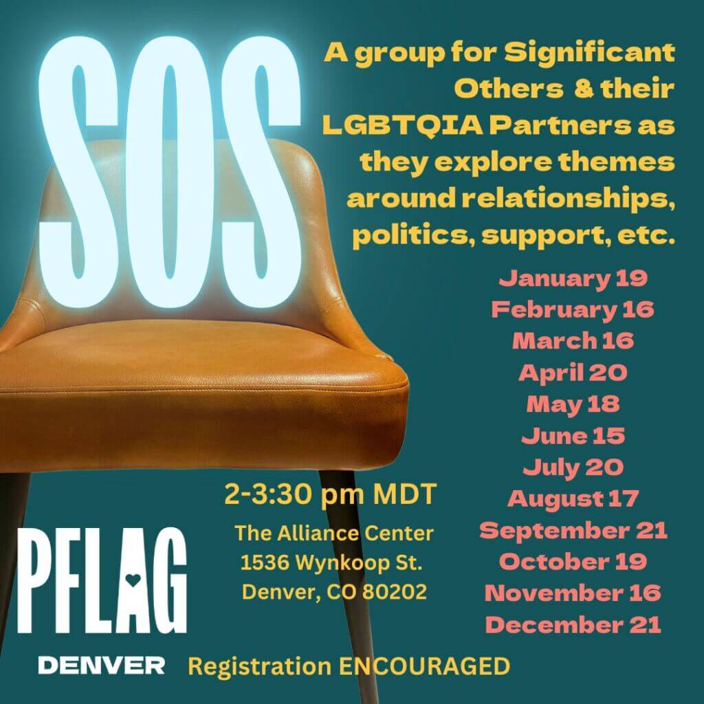 PFLAG Significant Other Support (SOS) Support Group