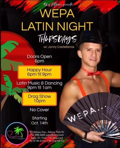 Wepa Latin Thursdays at Paradise