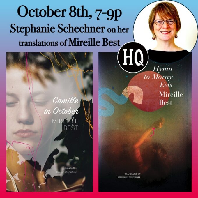Translator, Stephanie Schechner, Reads from French Lesbian Author, Mireille Best’s Novels