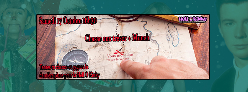 Chasse aux trésor + Munch Chez Vous Monsieur !