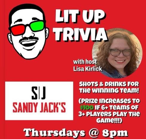Lit Up Trivia at Sandy Jacks