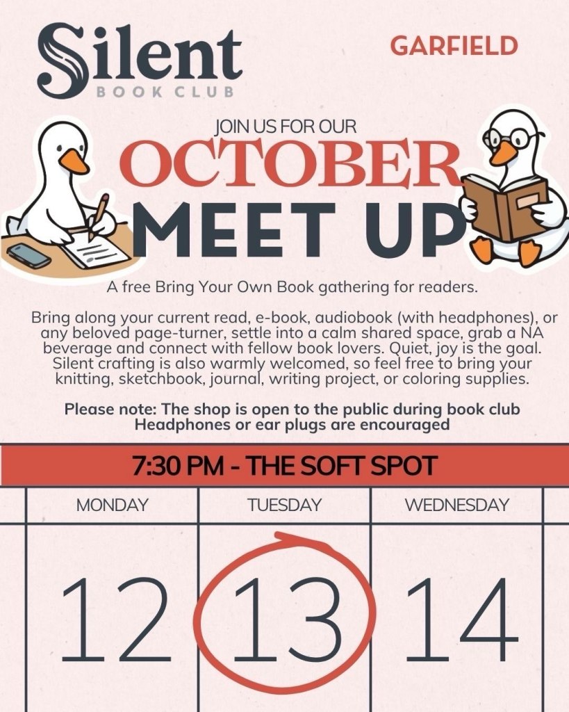 Silent Book Club at the Soft Spot