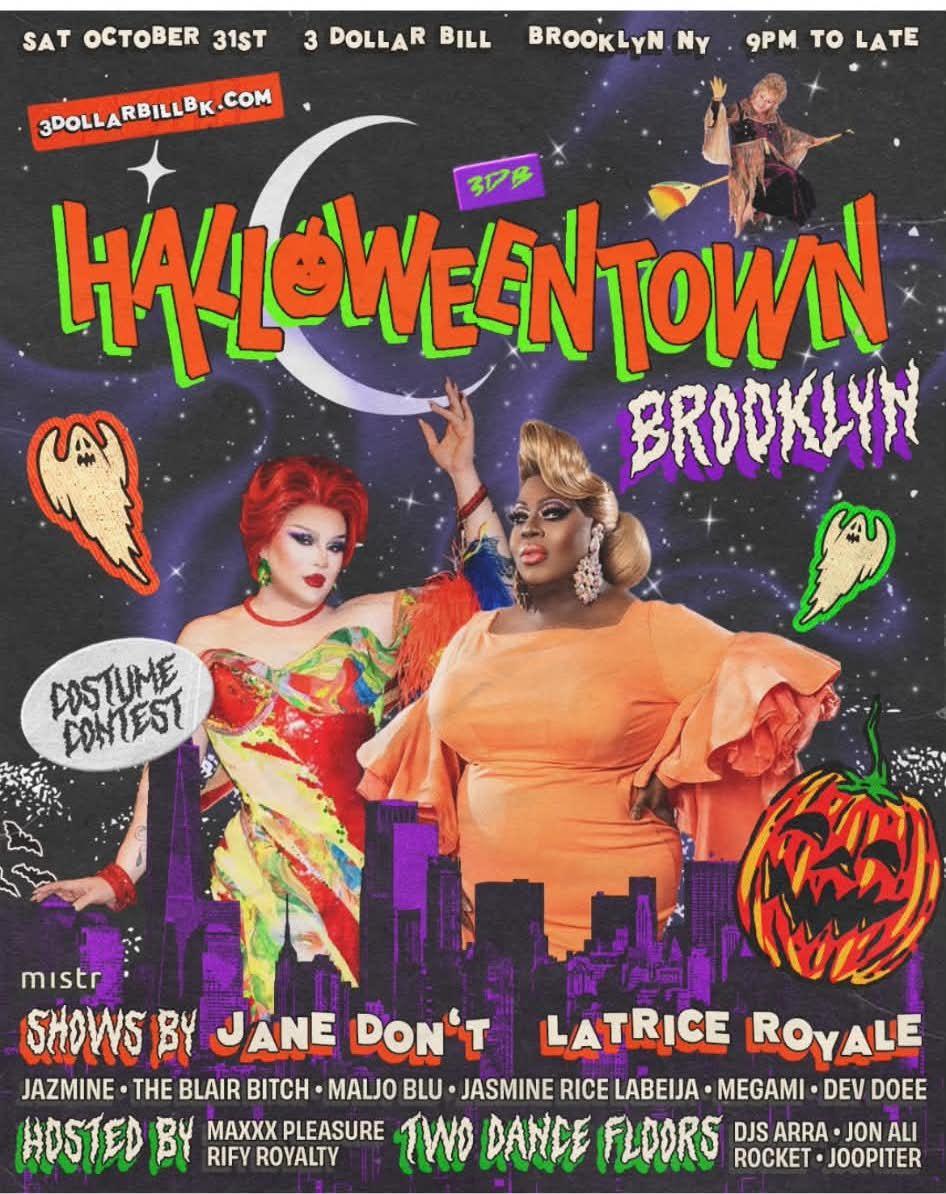 HalloweenTown Brooklyn at 3 Dollar Bill