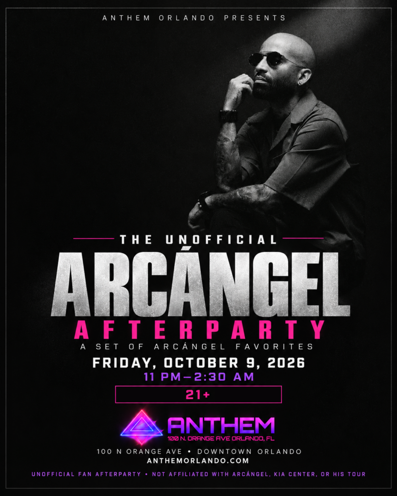 The Unofficial Arcángel Afterparty at Anthem Orlando: Friday 10/9