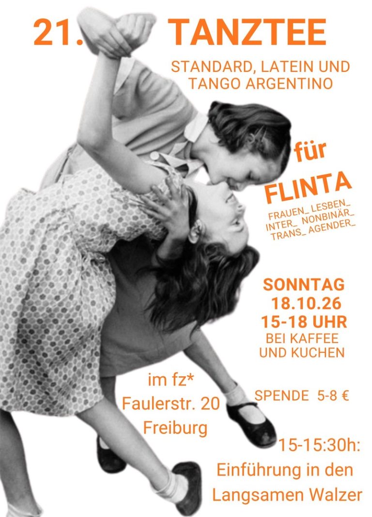 Tanztee für FLINTA · FZ* Freiburg