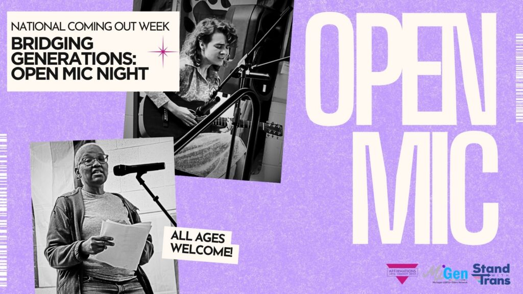 Bridging Generations: Open Mic Night (all ages)