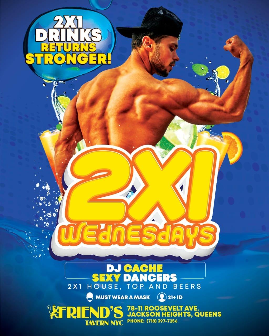 2x1 Wednesdays at Friends Tavern