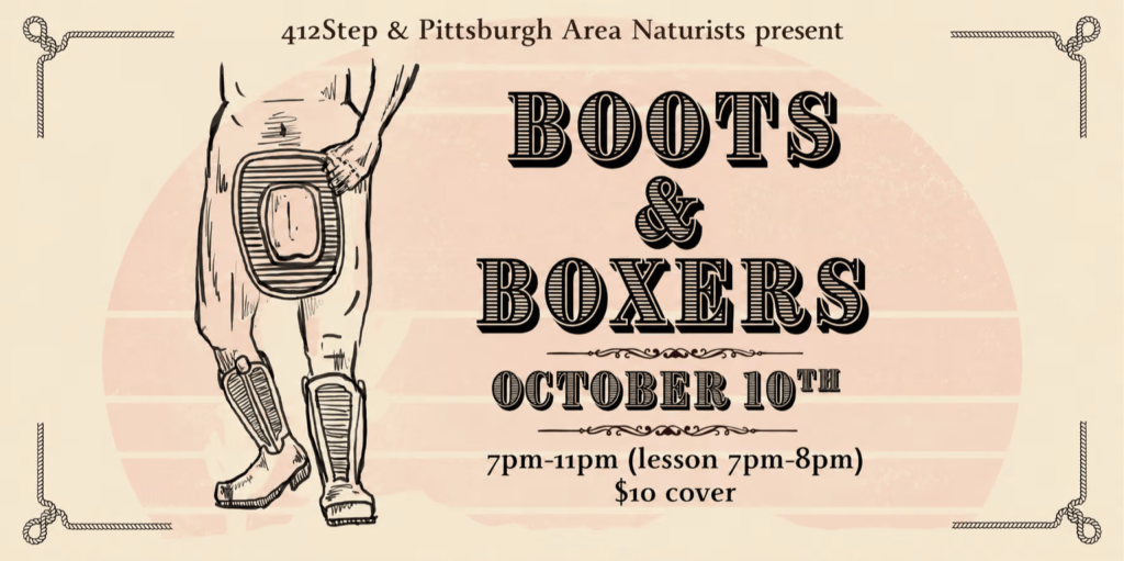 Boots & Boxers: A Bare Essentials Line Dancing Night Share Sat, Oct 10, 7pm, 11pm EDT