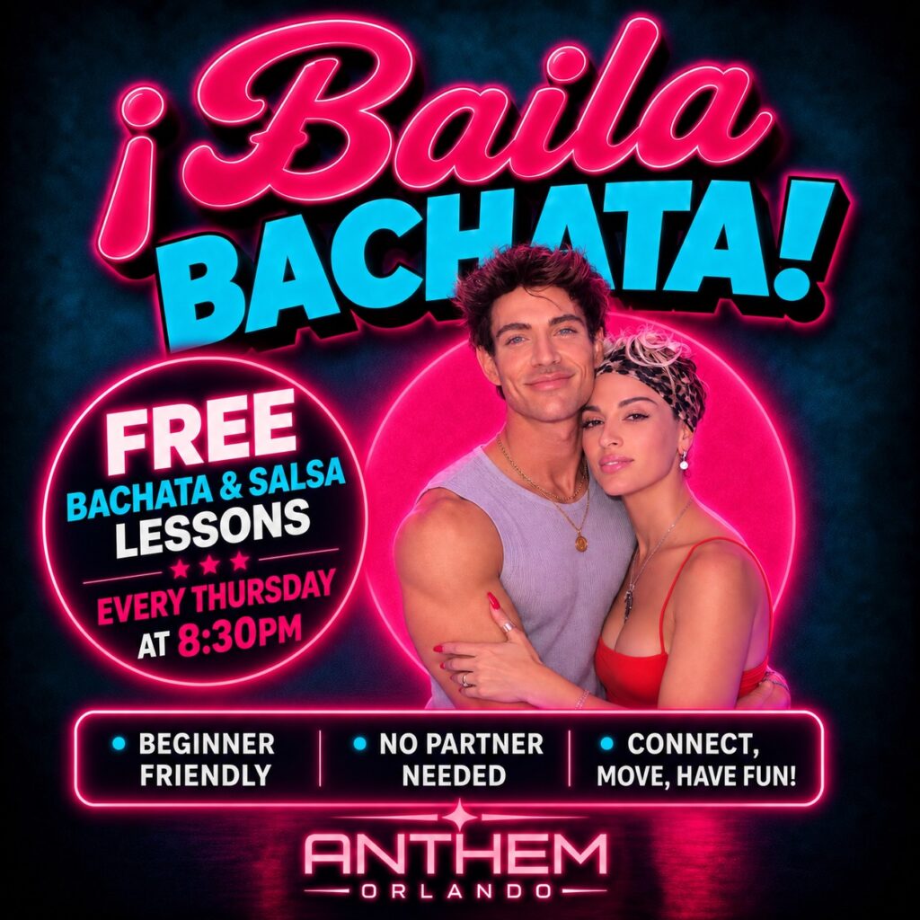 Latin Night Dance Lessons: Thursday 10/15 at Anthem Orlando