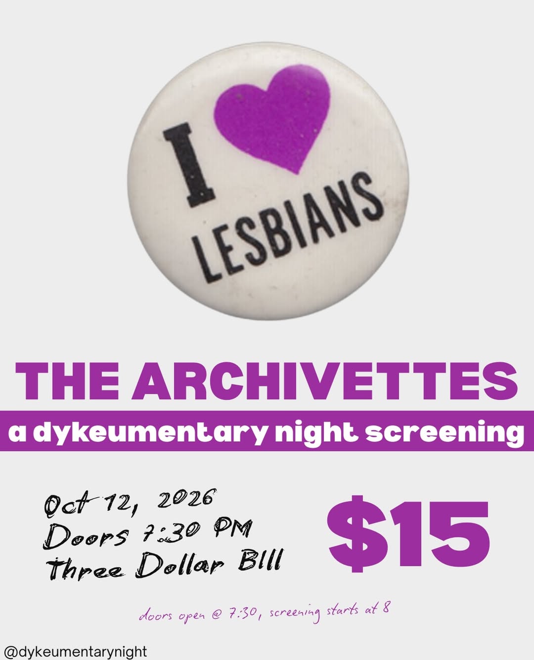 A Dykeumentary Night Screening: The Archivettes