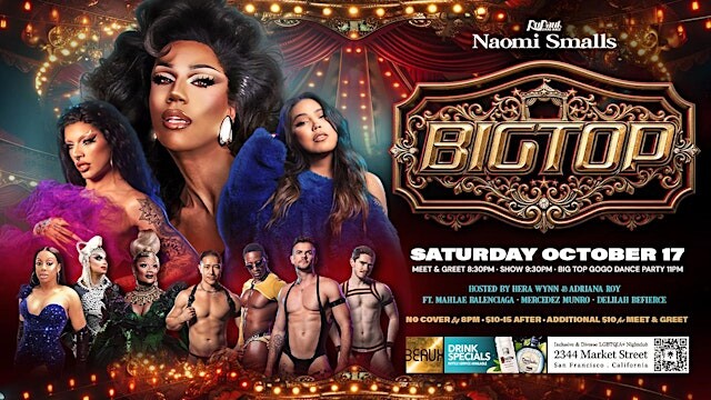 RAVEN @ Big Top Saturdays, Beaux SF