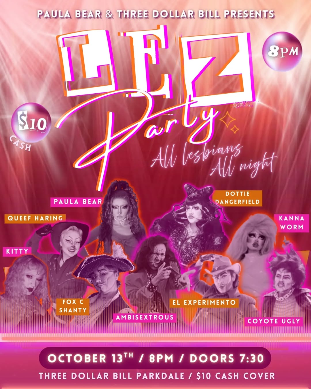 LEZ PARTY: A LESBIAN DRAG AFFAIR