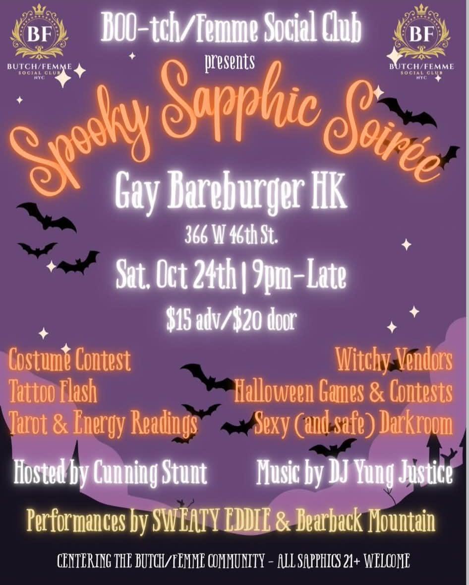 Spooky Sapphic Soiree at Bareburger HK