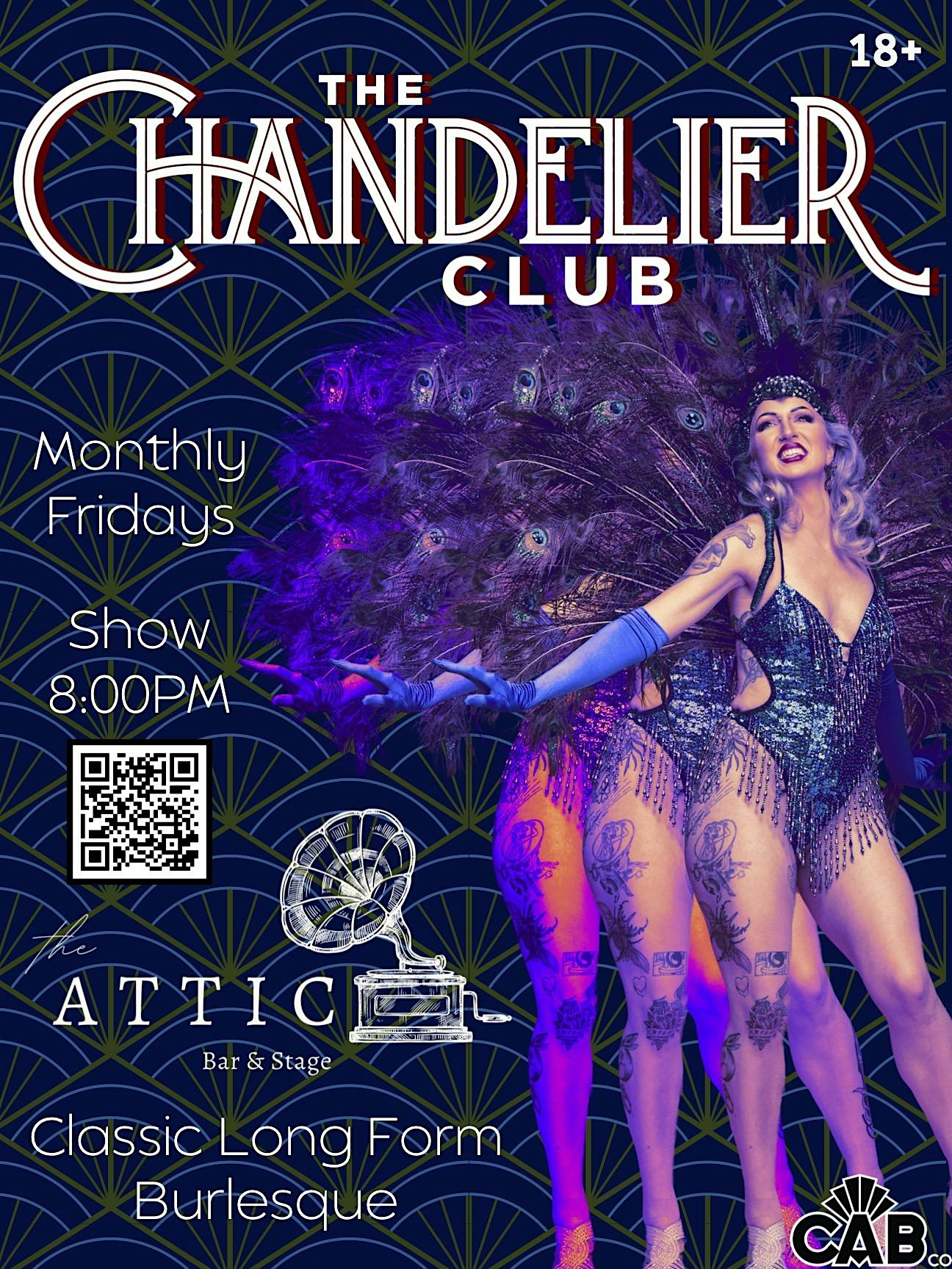 The Cab Co presents: Chandelier Club Burlesque at The Attic Bar & Stage