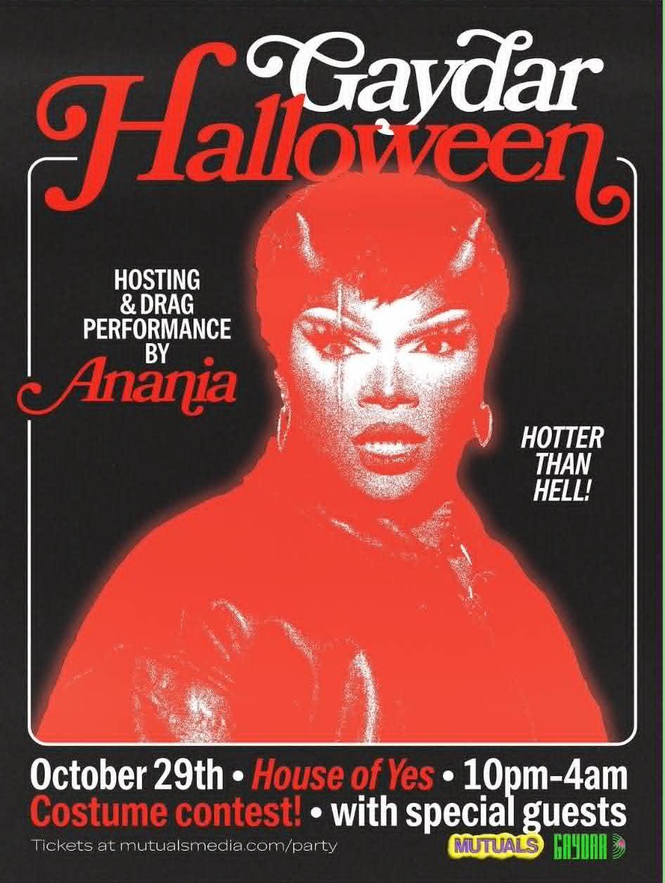 Gaydar Halloween at House of Yes