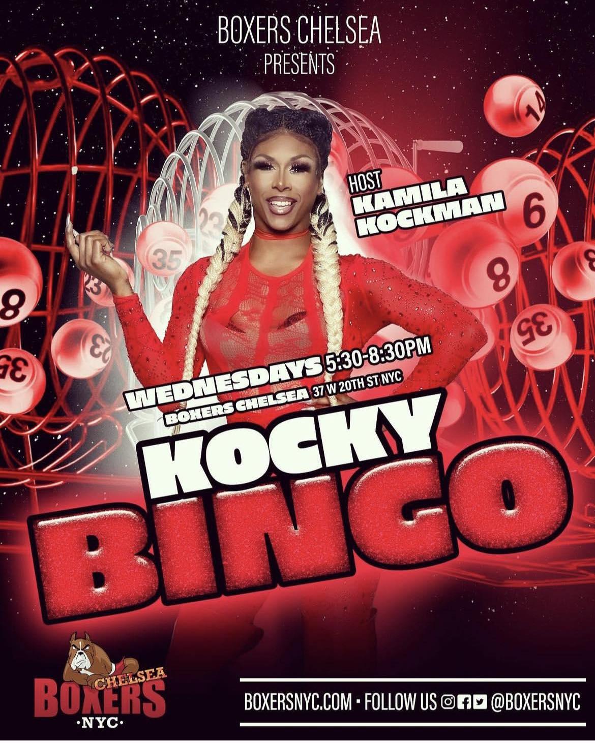 Kocky Bingo at Boxers Chelsea