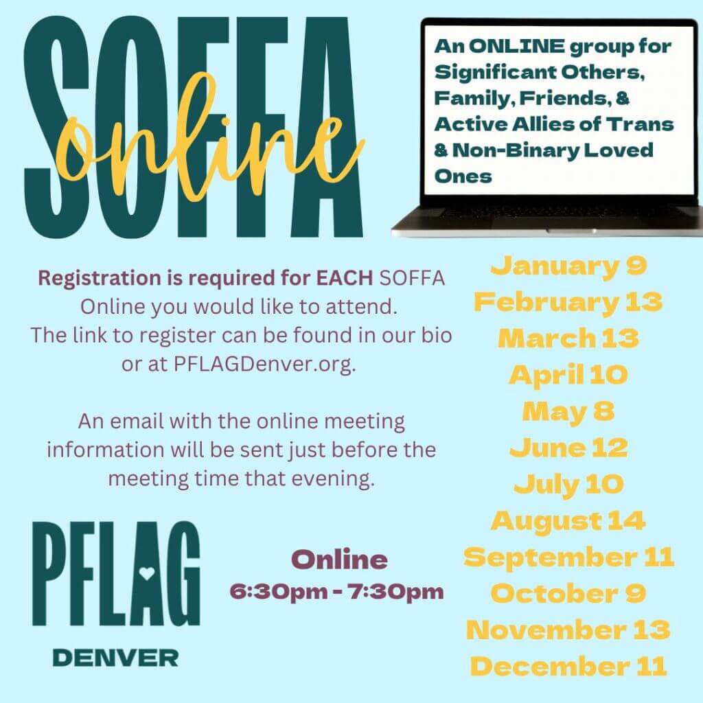 PFLAG SOFFA Online Support Group