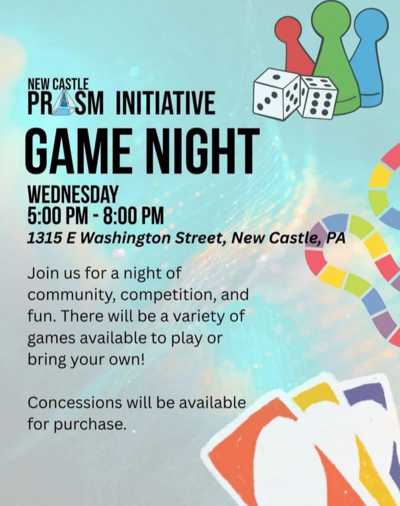 New Castle Prism Initiative Game Night