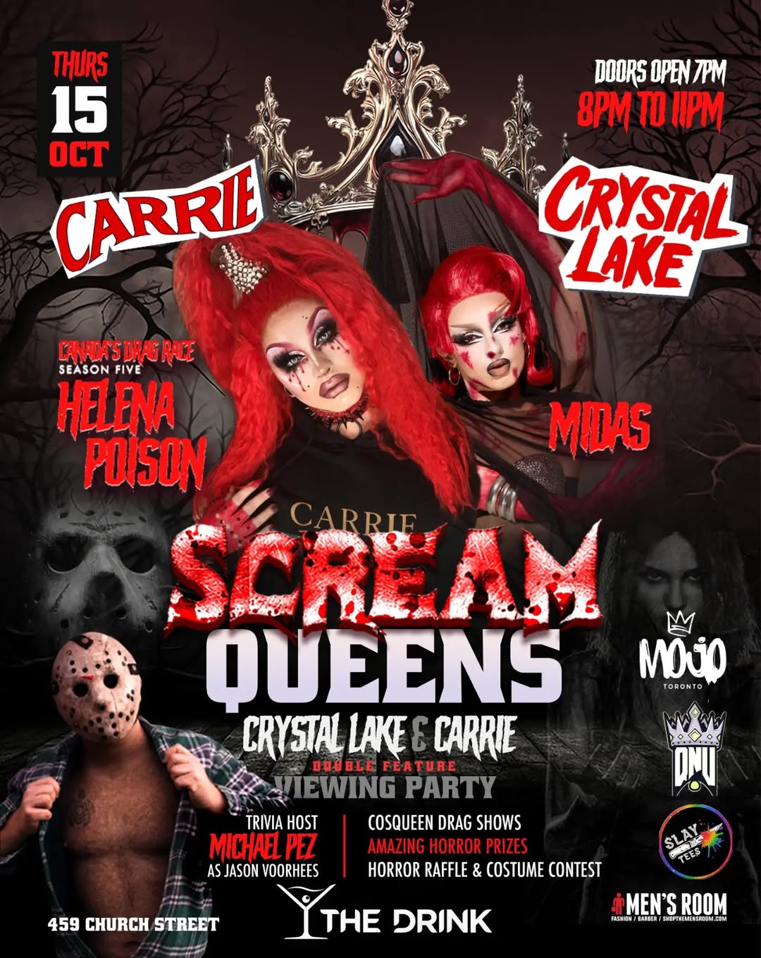 SCREAM QUEENS - The "Carrie" & "Crystal Lake" Premeire Double Feature