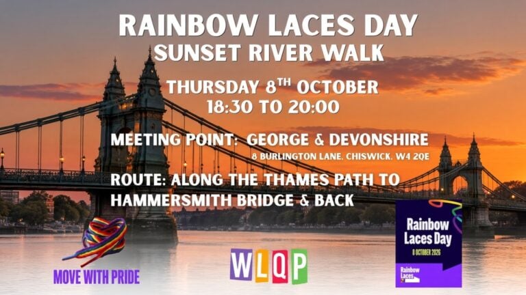 Rainbow Laces Day, Sunset River Walk