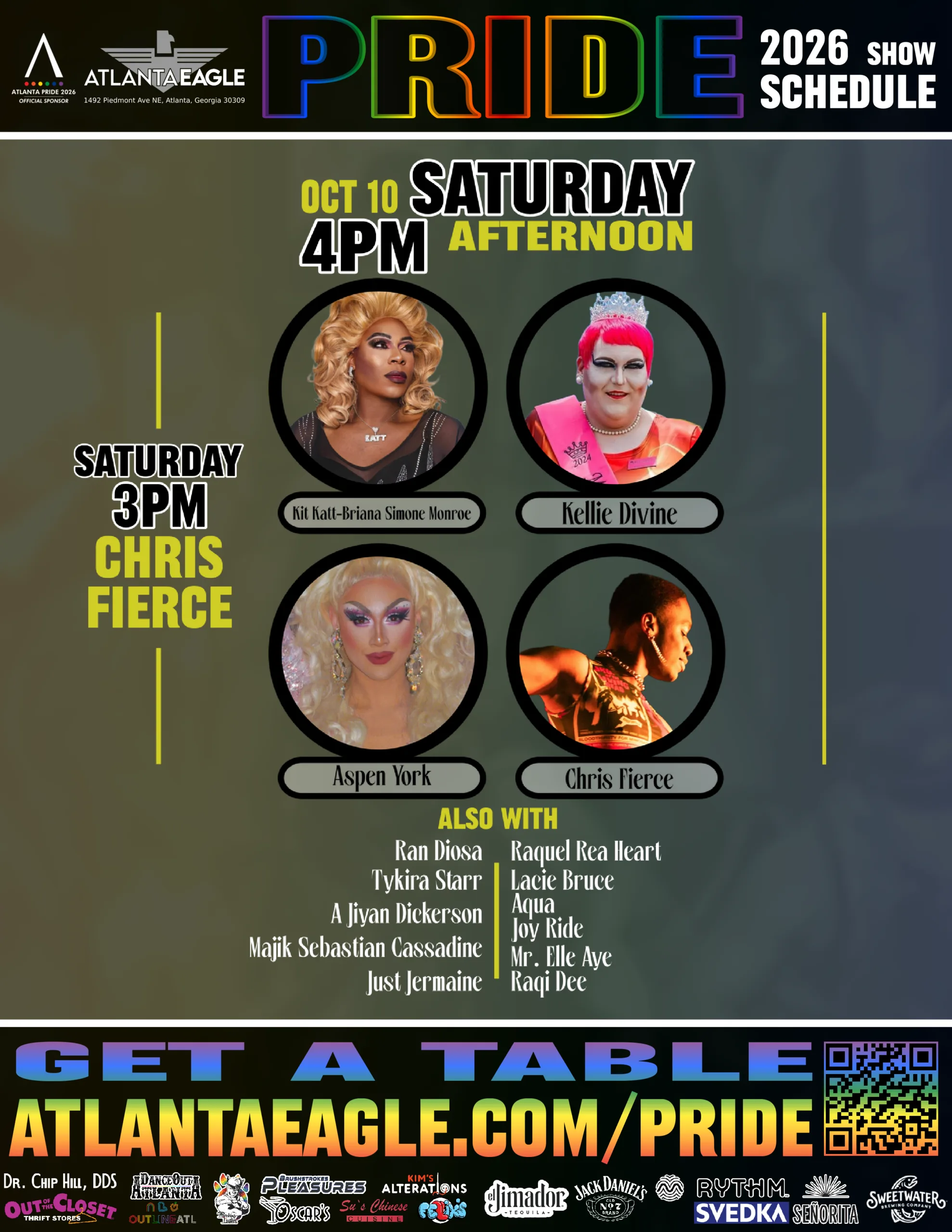 Pride 2026 Saturday Afternoon Show