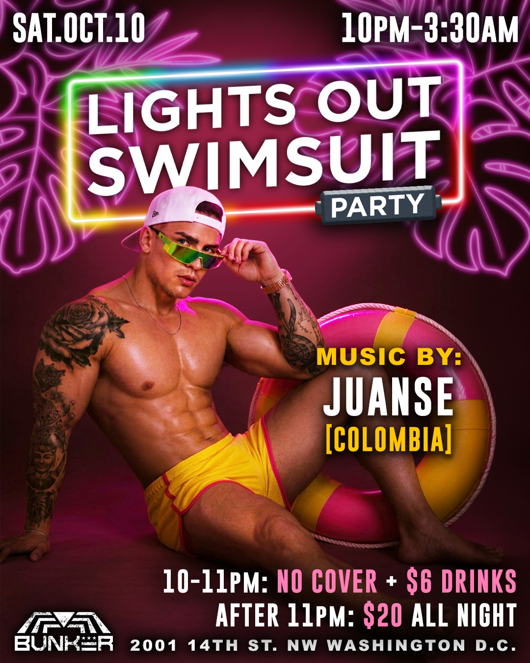 LIGHTS OUT SWIM SUIT PARTY
